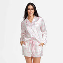 OhSo Soft Satin PJ Shortie Set