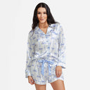OhSo Soft Satin PJ Shortie Set