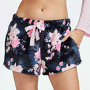 Cloud Soft Plush Shorts w/Satin Pockets