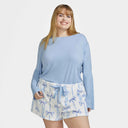 Cloud Soft Plush Shorts w/Satin Pockets