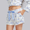 Satin Pajama Short Set