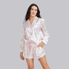 Satin Pajama Short Set