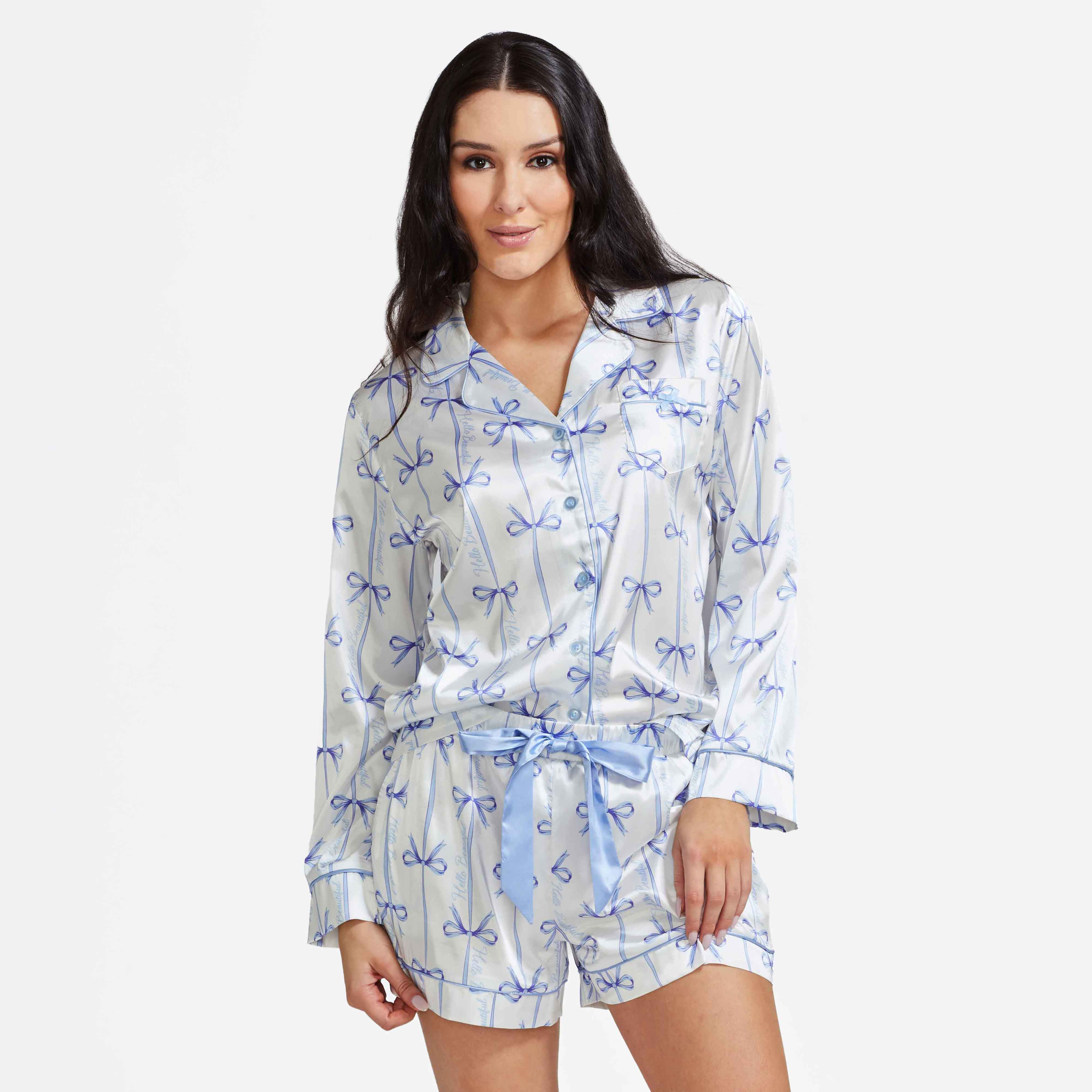OhSo Soft Satin PJ Shortie Set – House of Randy