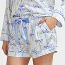 OhSo Soft Satin PJ Shortie Set