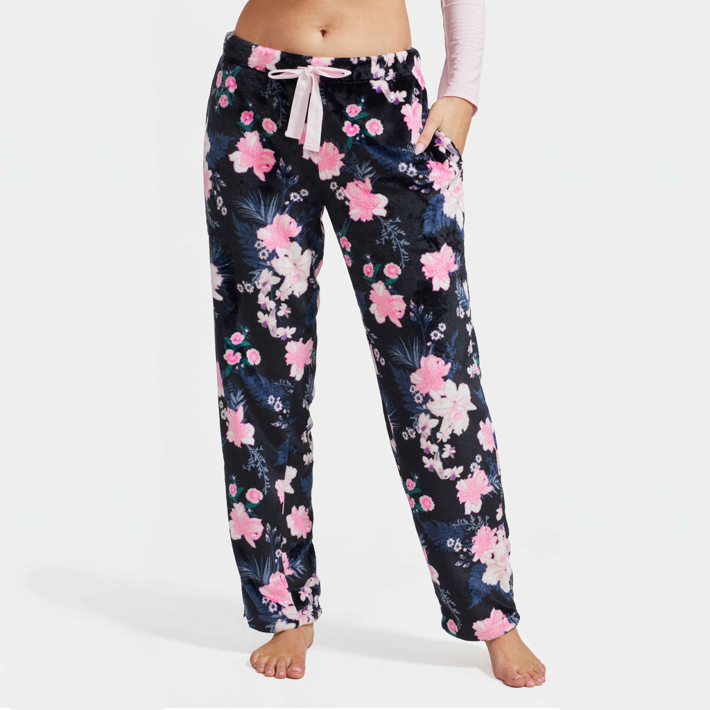 Cloud Soft Plush Pants w/Satin Pockets