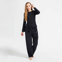 Cloud Soft Plush Pants w/Satin Pockets