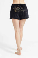 Cloud Soft Plush Shorts w/Satin Pockets