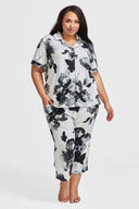 Short Sleeve Yummy Capri Sleep Set
