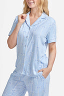 Short Sleeve Yummy Capri Sleep Set