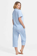 Short Sleeve Yummy Capri Sleep Set