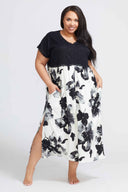 Lace & Jersey Zip-Front Lounger