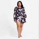 OhSo Soft Satin PJ Shortie Set