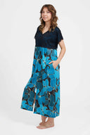 Lace & Jersey Zip-Front Lounger