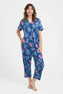 Short Sleeve Yummy Capri Sleep Set