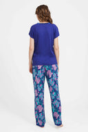 Yummy Jersey Pajama Set with Satin Trim