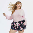 Cloud Soft Plush Shorts w/Satin Pockets