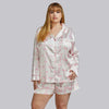 Satin Pajama Short Set