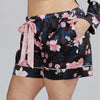 Satin Pajama Short Set